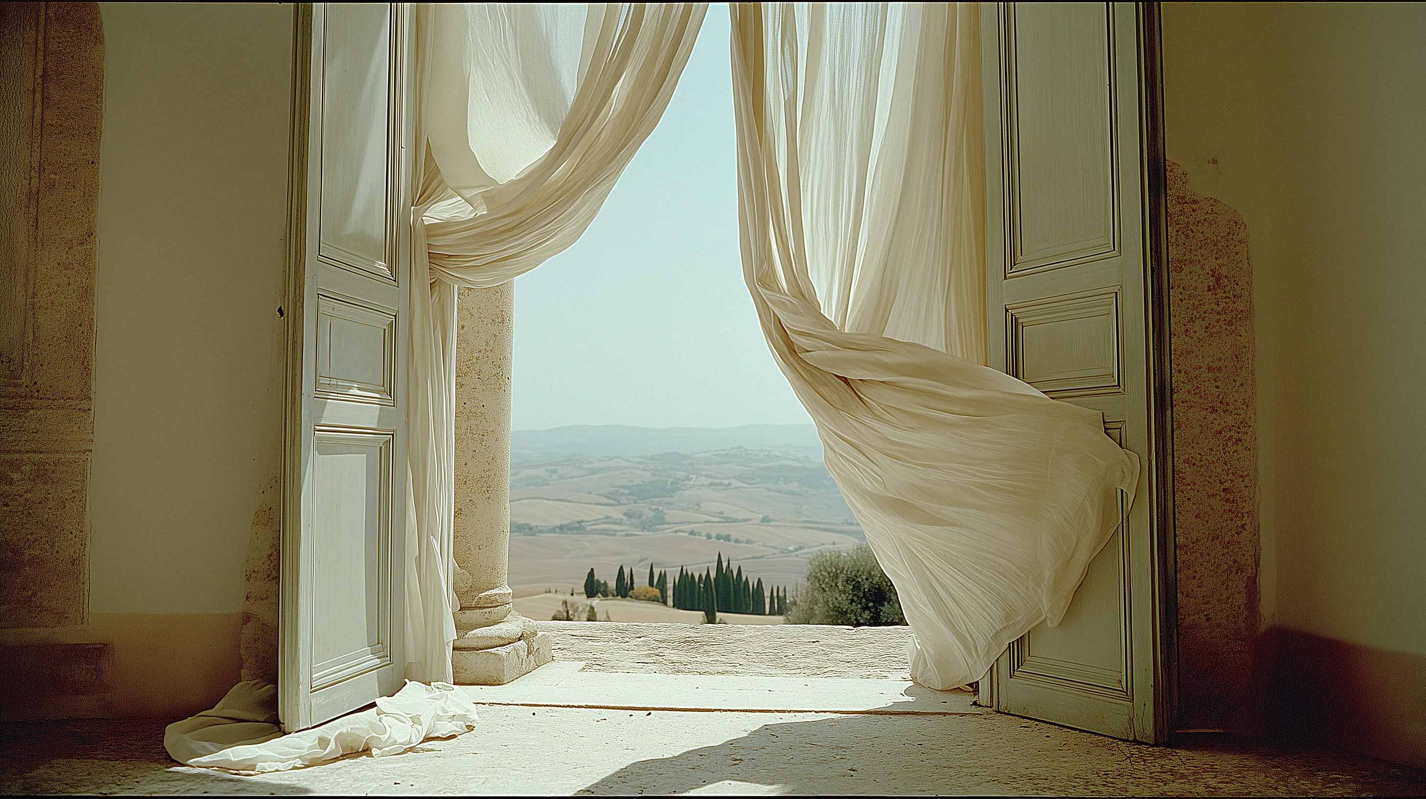 Elegant Italian wedding venue at dusk, destination wedding backdrop for The Gilded Knot